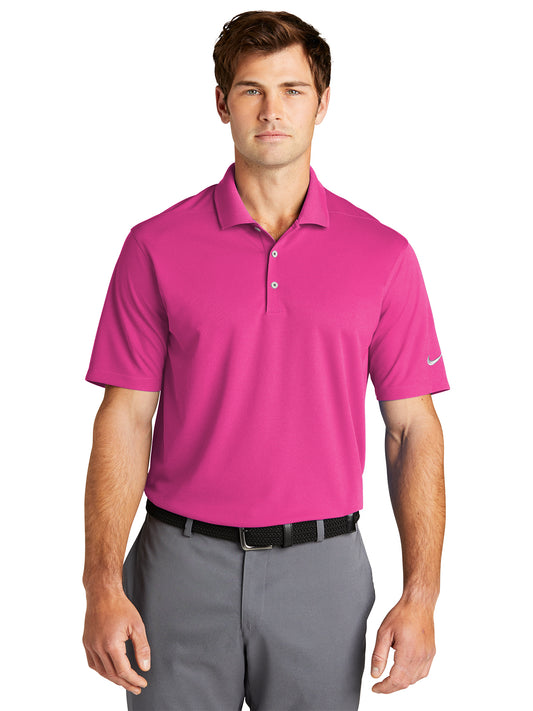 Men's Micro Pique Polo - NKDC1963 - Vivid Pink