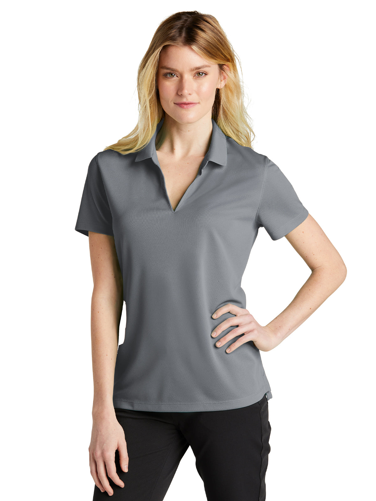 Women's Dri-FIT Micro Pique 2.0 Polo  - NKDC1991 - Cool Grey