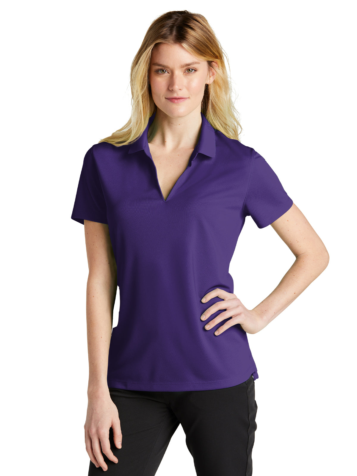 Women's Dri-FIT Micro Pique 2.0 Polo  - NKDC1991 - Court Purple