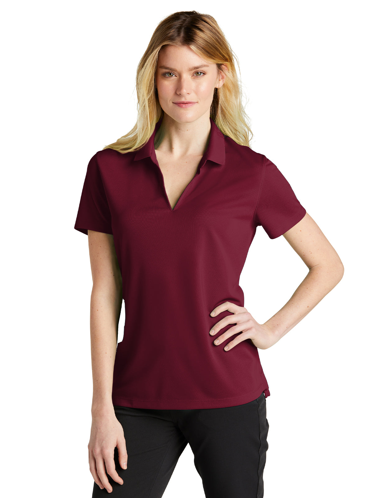 Women's Dri-FIT Micro Pique 2.0 Polo  - NKDC1991 - Team Red
