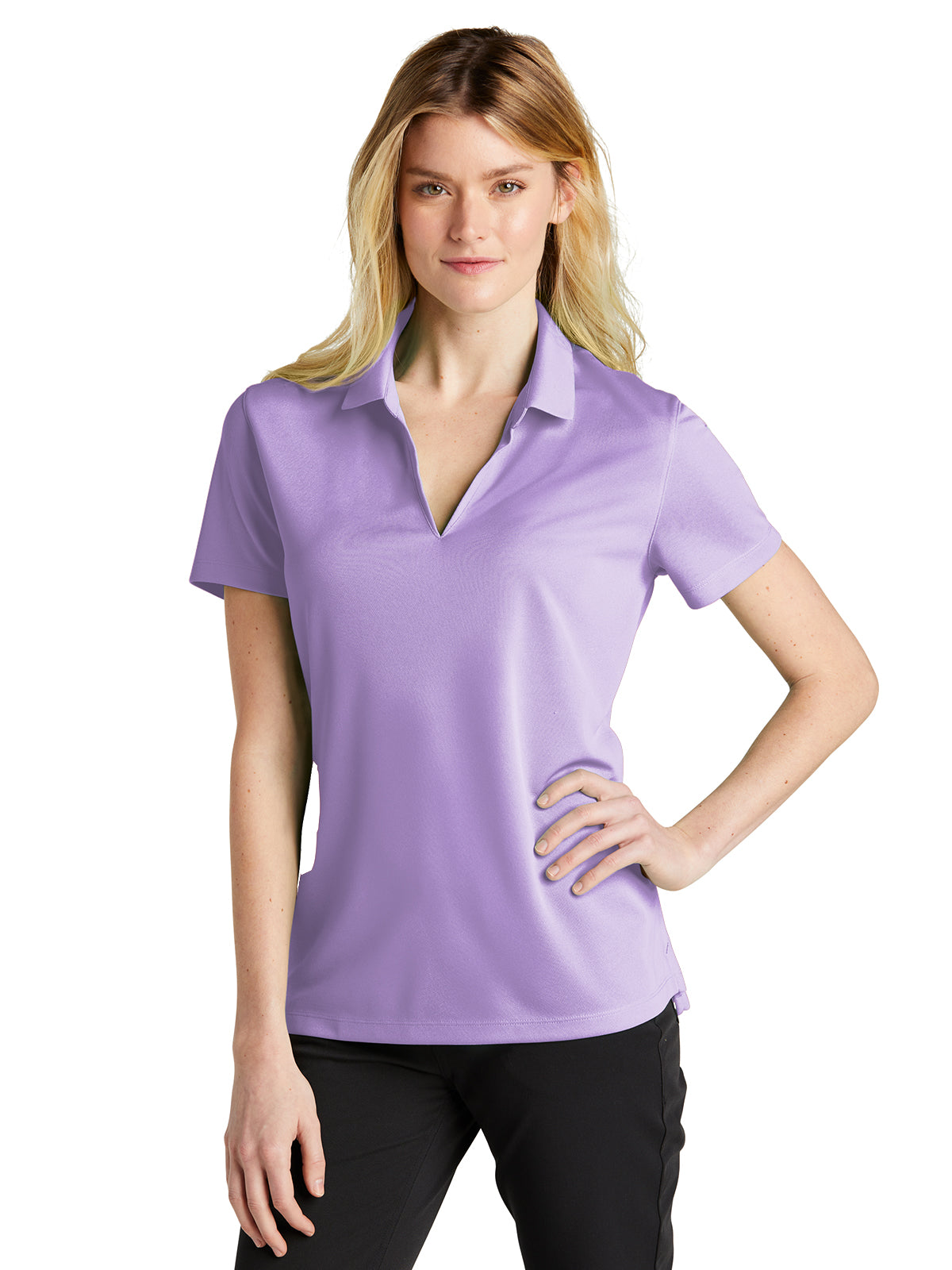 Women's Dri-FIT Micro Pique 2.0 Polo  - NKDC1991 - Urban Lilac