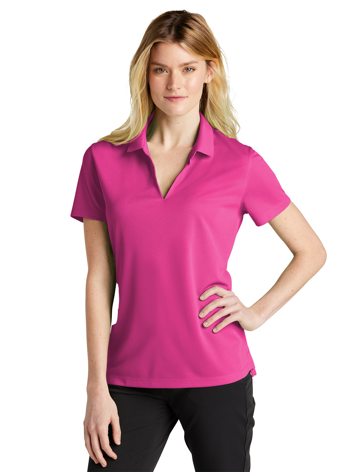 Women's Dri-FIT Micro Pique 2.0 Polo  - NKDC1991 - Vivid Pink