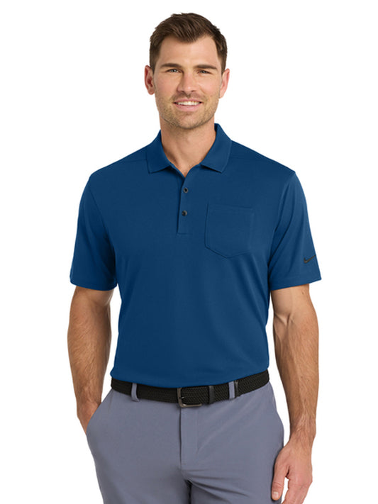 Men's 1-Pocket Micro Pique Polo - NKDC2103 - Gym Blue