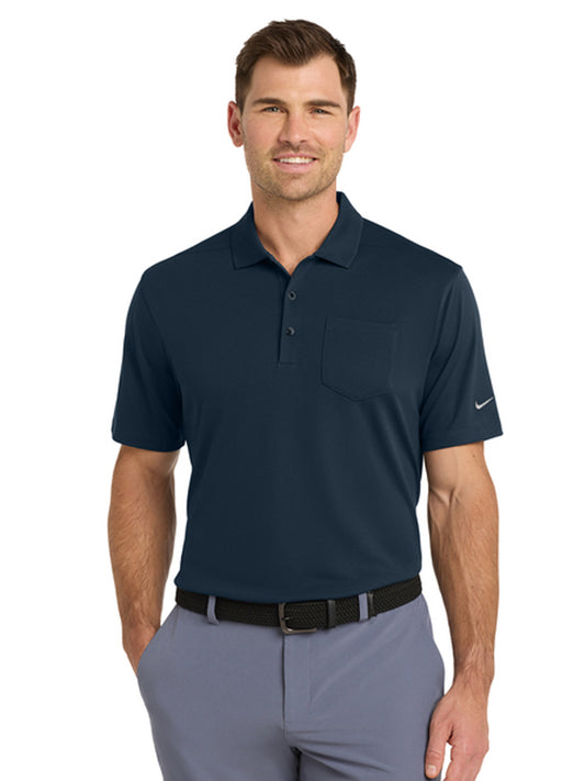 Men's 1-Pocket Micro Pique Polo - NKDC2103 - Navy