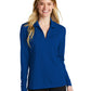 Women's Pocketless Micor Pique Long Sleeve Polo - NKDC2105 - Gym Blue