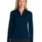 Women's Pocketless Micor Pique Long Sleeve Polo - NKDC2105 - Navy