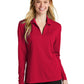 Women's Pocketless Micor Pique Long Sleeve Polo - NKDC2105 - University Red
