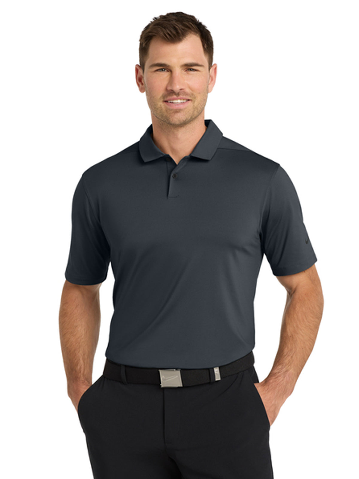 Men's Pocketless Vapor Polo - NKDC2108 - Anthracite