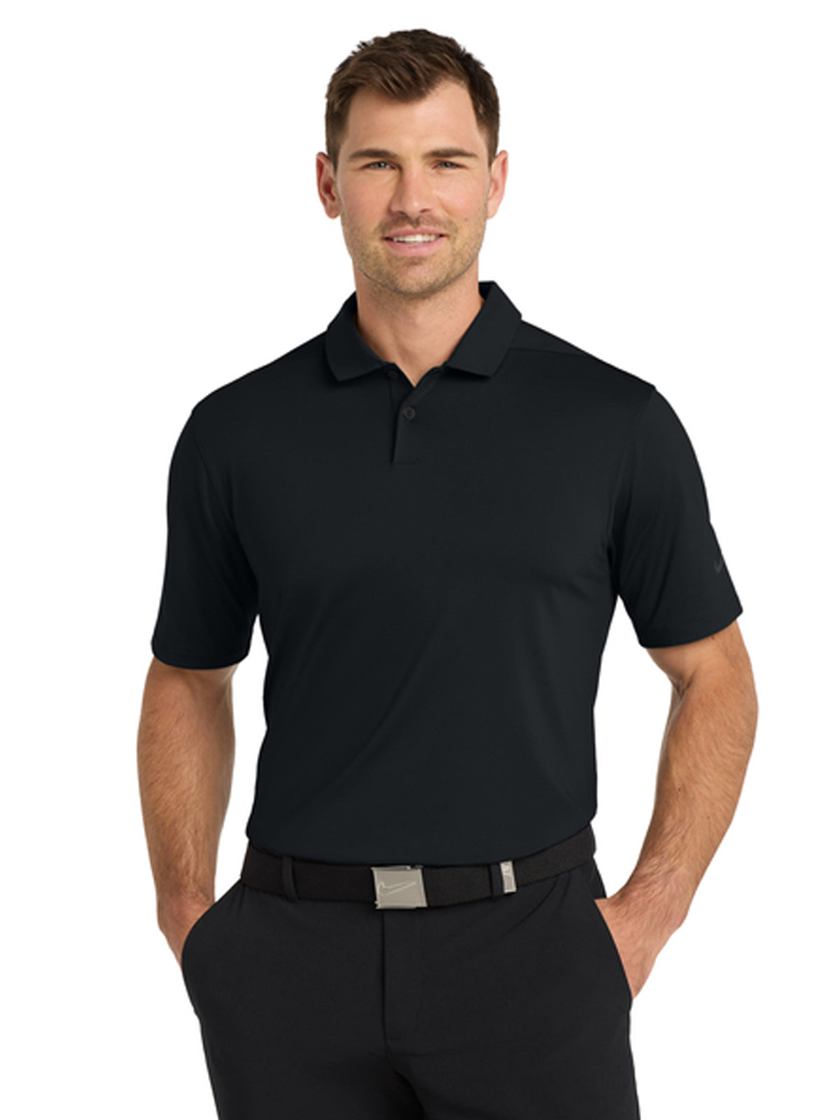 Men's Pocketless Vapor Polo - NKDC2108 - Black