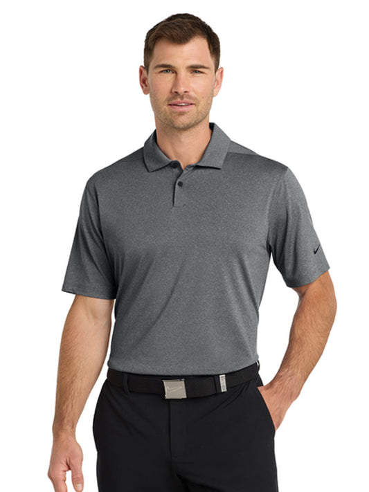 Men's Pocketless Vapor Polo - NKDC2108 - Black Heather