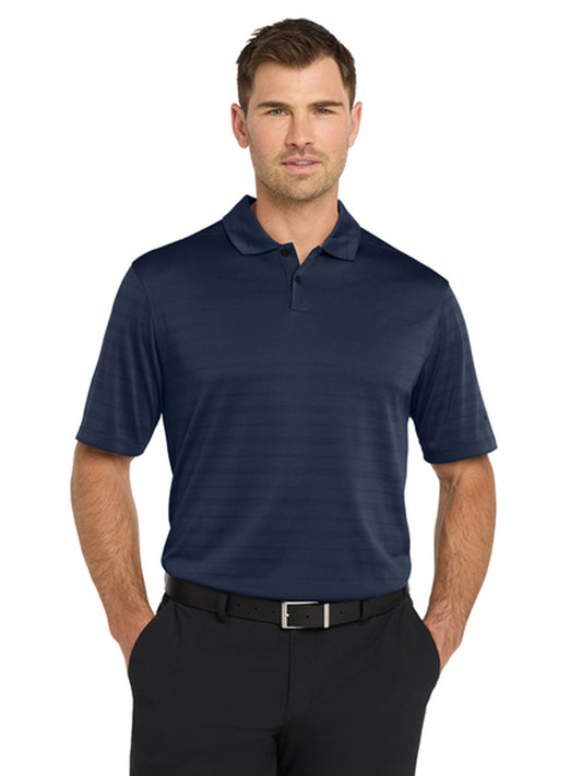 Men's Pocketless Vapor Jacquard Polo - NKDC2115 - Navy