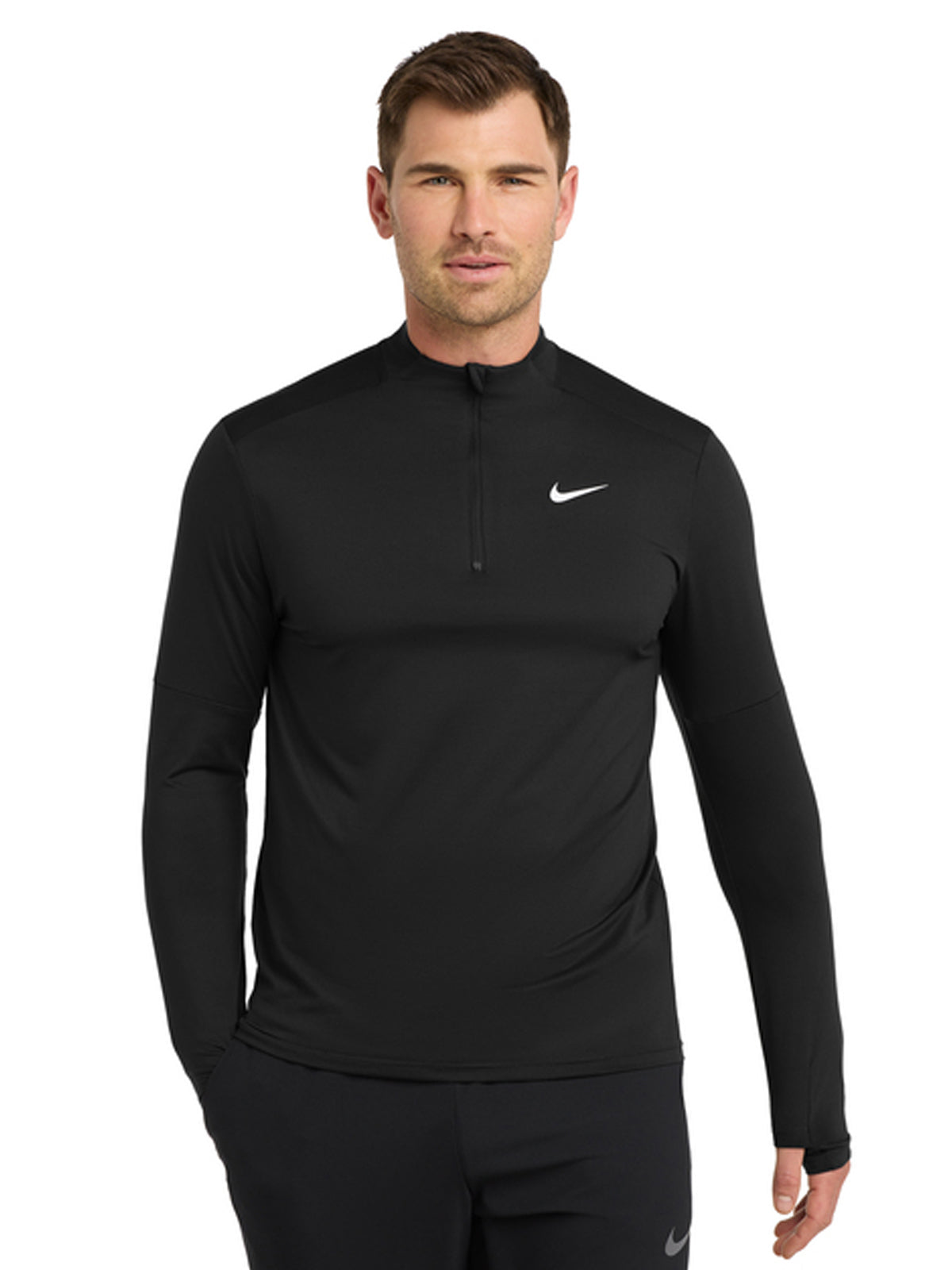 Men's Dri-FIT Element 1/2-Zip Sweatshirt - NKDH4949 - Black