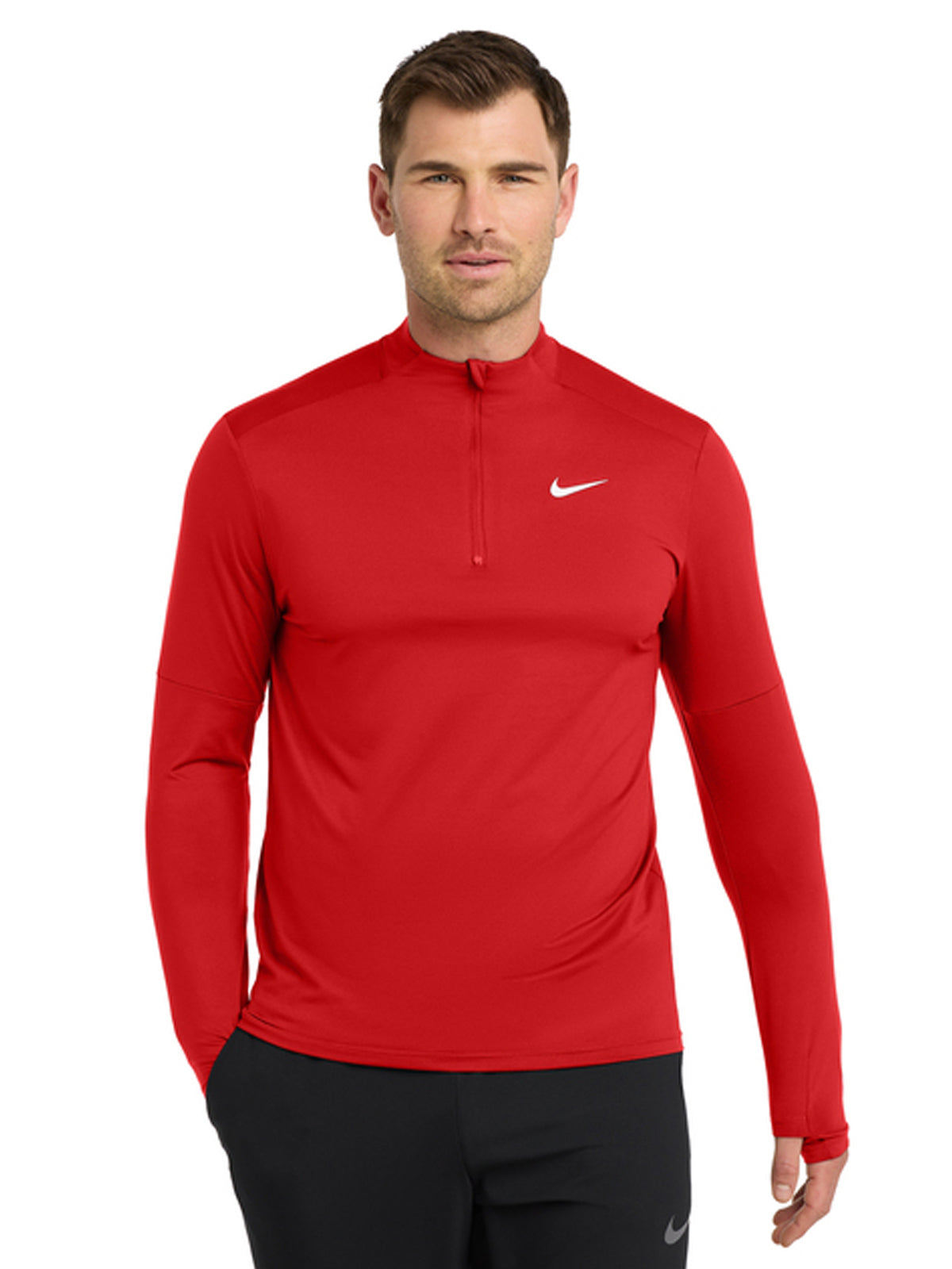 Men's Dri-FIT Element 1/2-Zip Sweatshirt - NKDH4949 - Scarlet