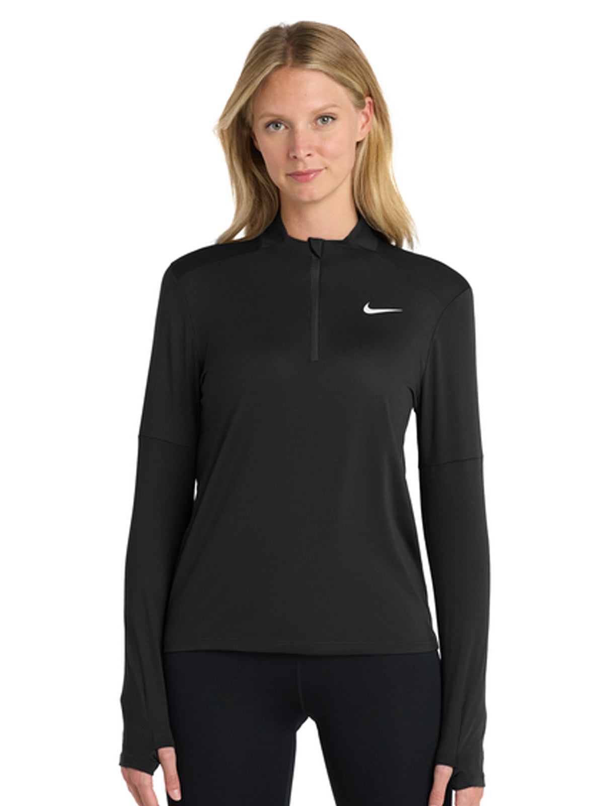 Women's Dri-FIT Element 1/2-Zip Sweatshirt - NKDH4951 - Black