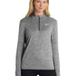 Women's Dri-FIT Element 1/2-Zip Sweatshirt - NKDH4951 - Black Heather