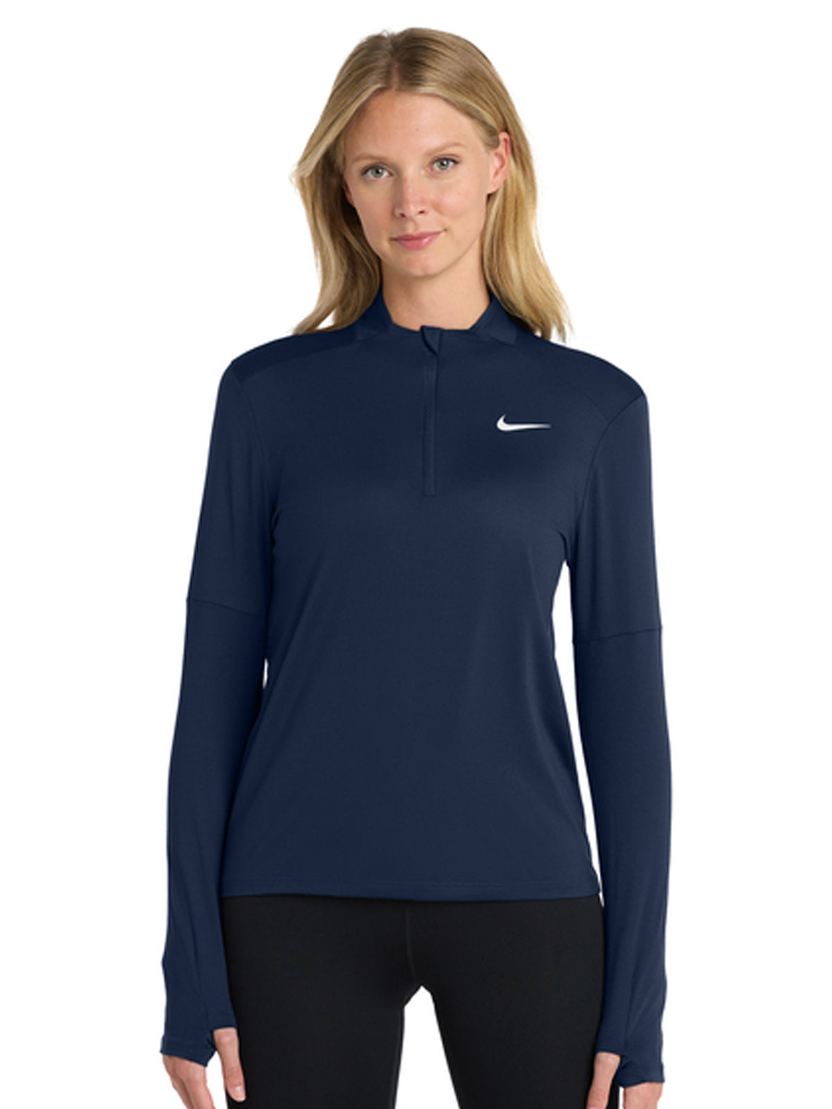 Women's Dri-FIT Element 1/2-Zip Sweatshirt - NKDH4951 - Navy