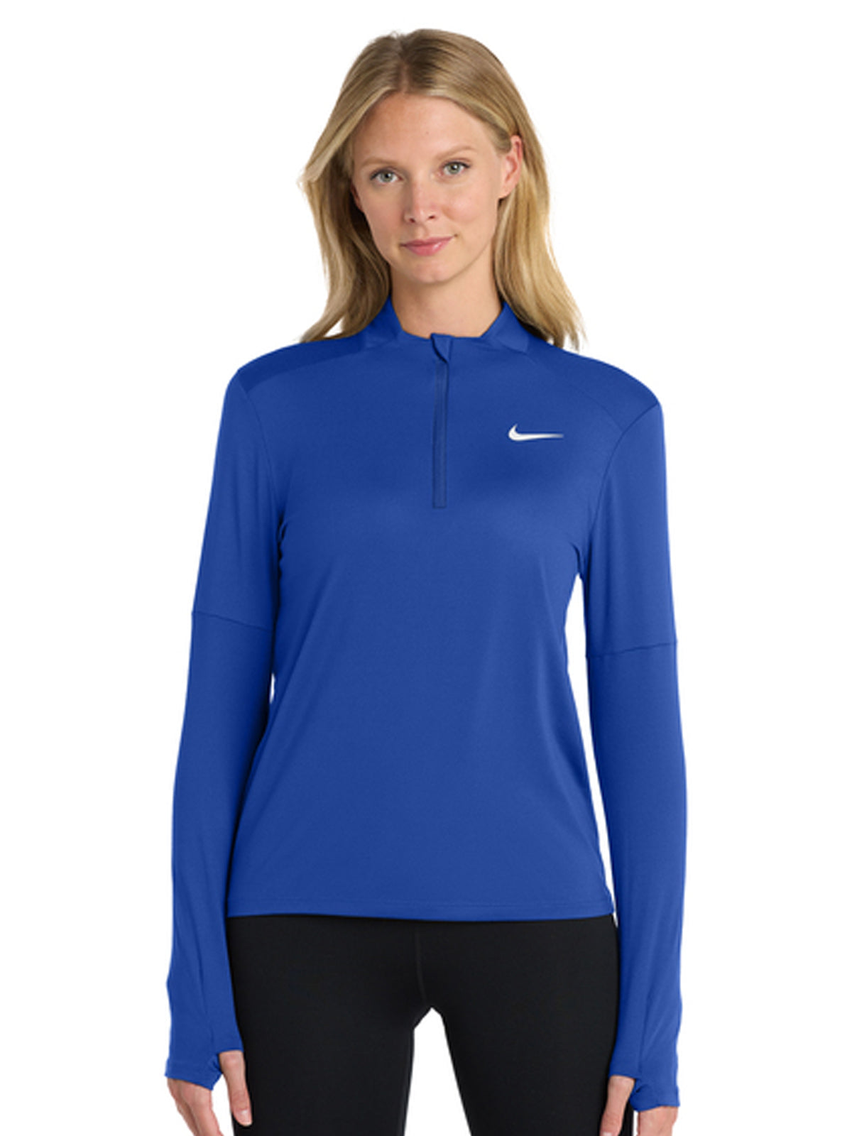 Women's Dri-FIT Element 1/2-Zip Sweatshirt - NKDH4951 - Royal