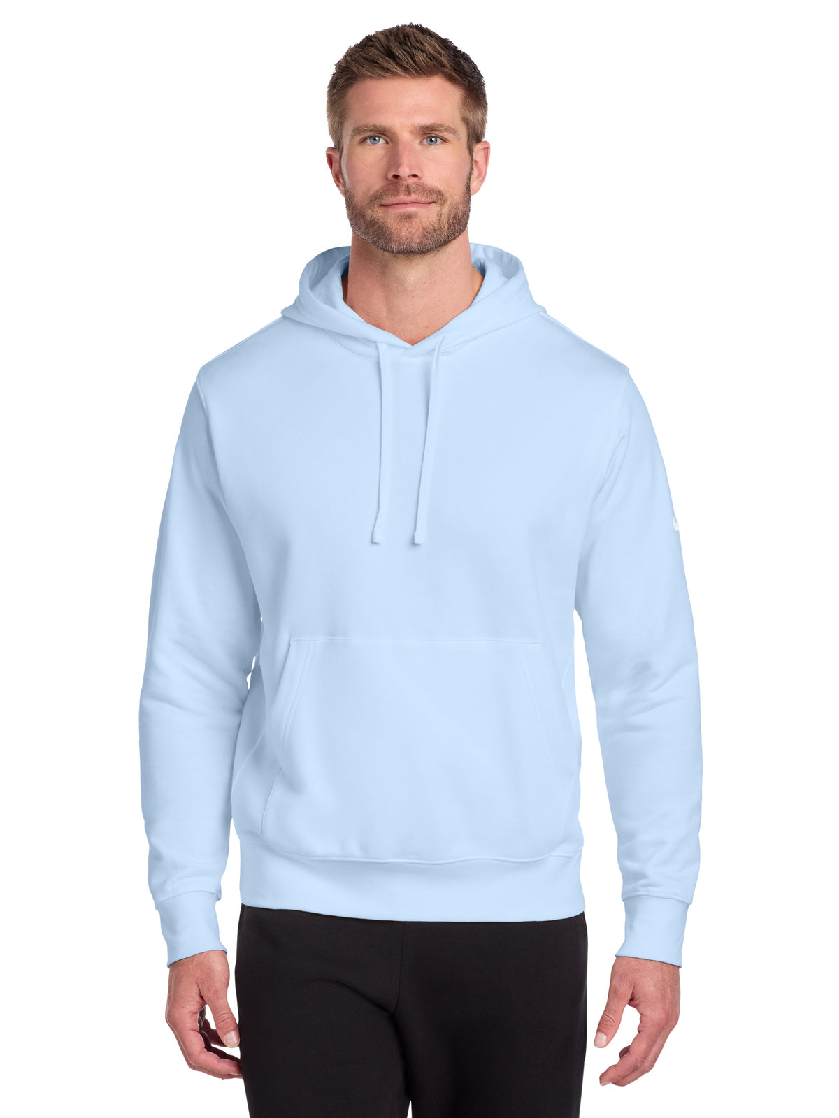 Men's 1-Pocket Club Fleece Pullover Hoodie - NKDR1499 - Hydrogen Blue