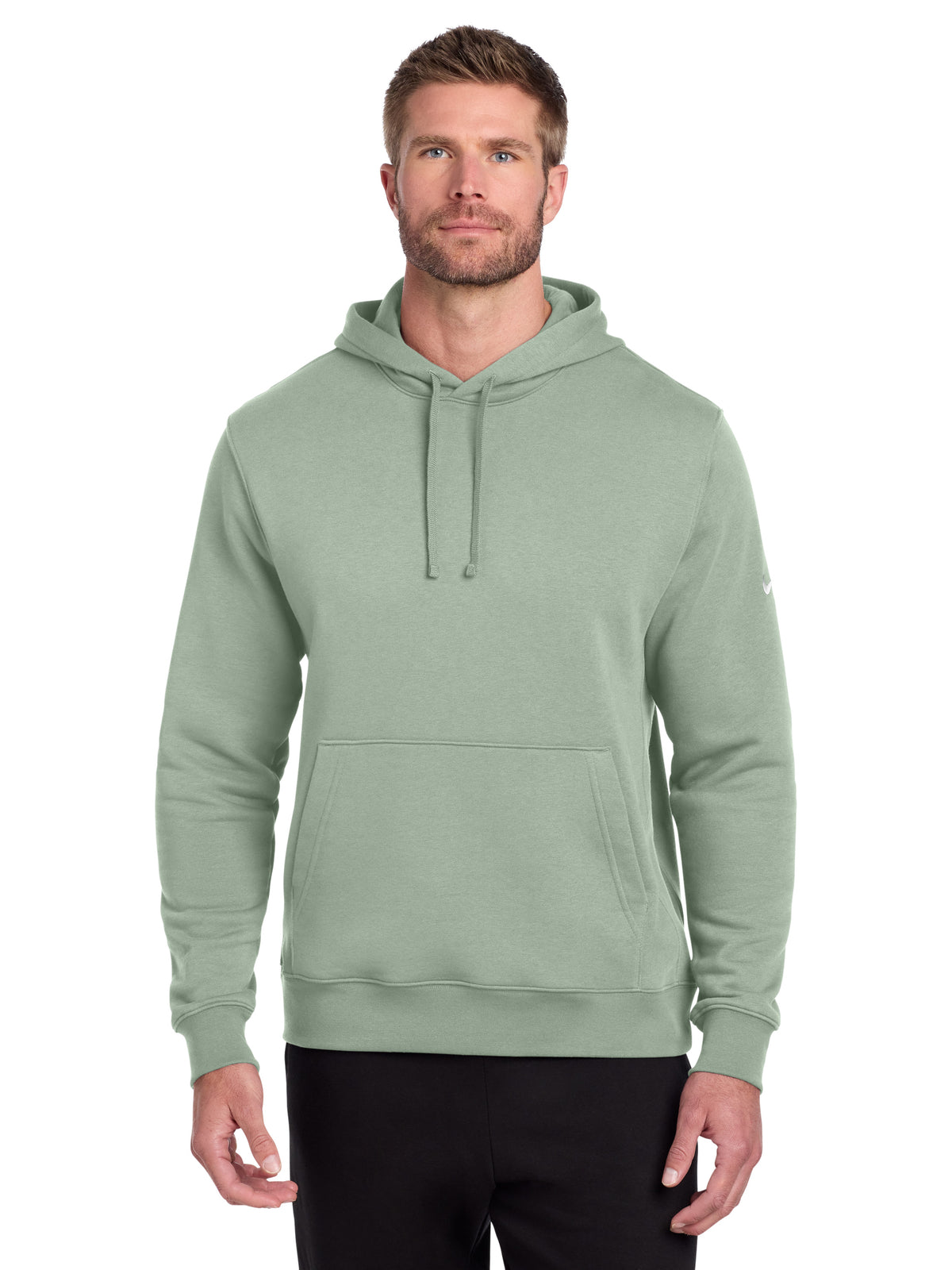 Men's 1-Pocket Club Fleece Pullover Hoodie - NKDR1499 - Jade Horizon