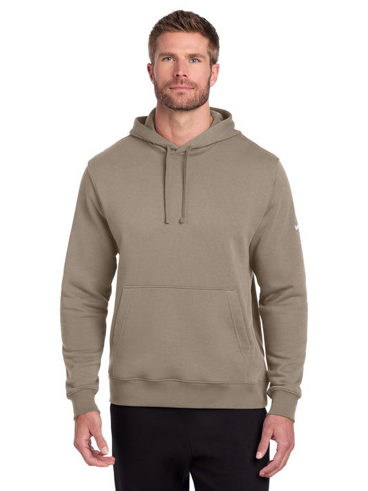 Men's 1-Pocket Club Fleece Pullover Hoodie - NKDR1499 - Khaki