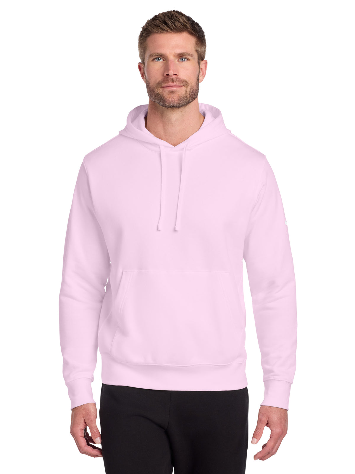 Men's 1-Pocket Club Fleece Pullover Hoodie - NKDR1499 - Pink Foam