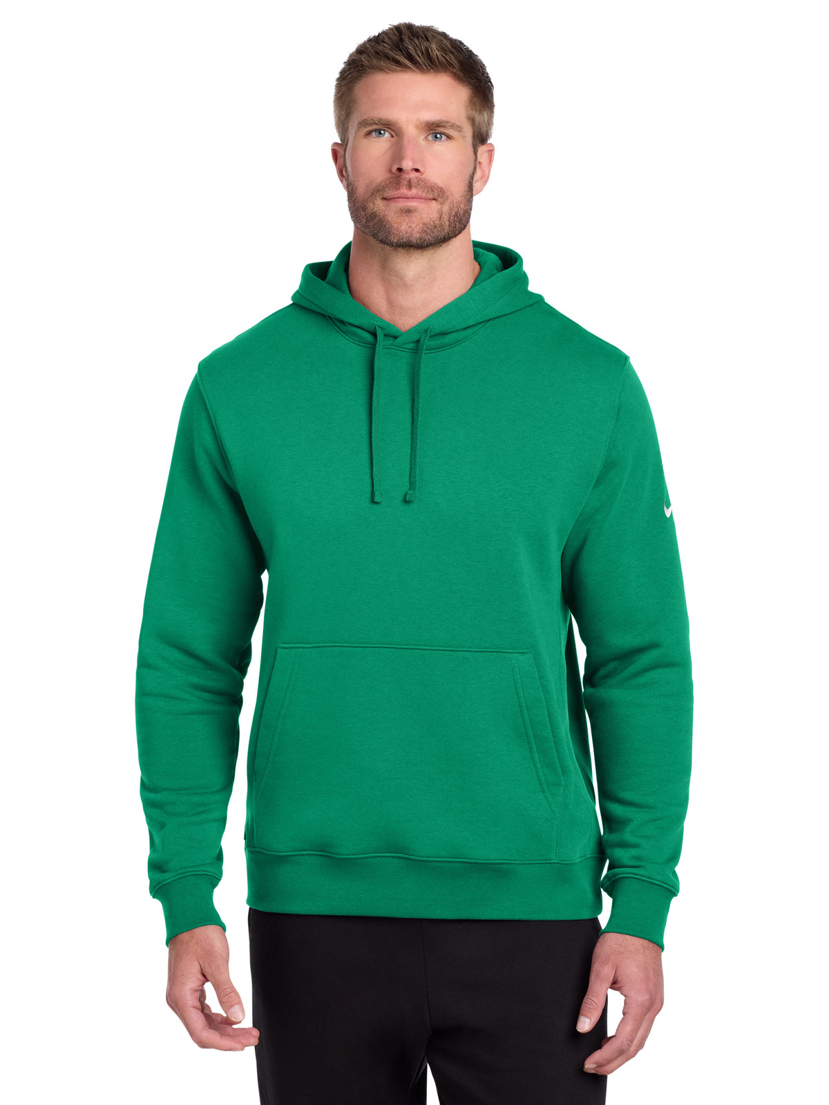 Men's 1-Pocket Club Fleece Pullover Hoodie - NKDR1499 - Stadium Green