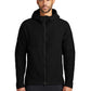Men's 2-Pocket Hooded Soft Shell Jacket - NKDR1543 - Black