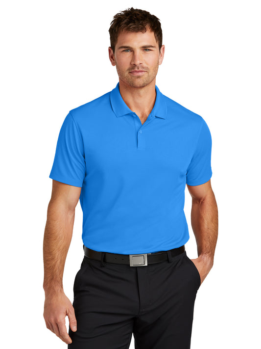 Men's Pocketless Victory Solid Polo - NKDX6684 - Light Photo Blue