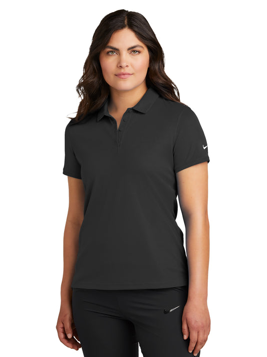 Women's Pocketless Victory Solid Polo - NKDX6685 - Black
