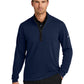 Men's Textured 1/2-Zip Cover-Up - NKDX6702 - College Navy