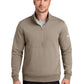 Men's Two-Pocket Club Fleece Sleeve Swoosh 1/2-Zip - NKDX6718 - Khaki