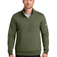 Men's Two-Pocket Club Fleece Sleeve Swoosh 1/2-Zip - NKDX6718 - Medium Olive