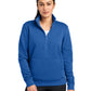 Ladies Club Fleece Sleeve Swoosh 1/2-Zip Sweatshirt - NKDX6720 - Game Royal
