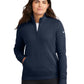 Ladies Club Fleece Sleeve Swoosh 1/2-Zip Sweatshirt - NKDX6720 - Midnight Navy