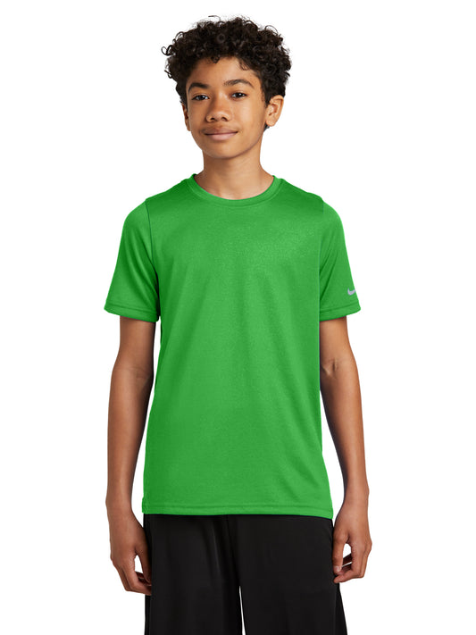 Unisex Pocketless Youth Swoosh Sleeve rLegend Tee - NKDX8787 - Apple Green