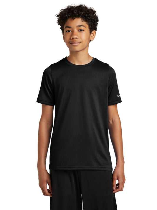 Unisex Pocketless Youth Swoosh Sleeve rLegend Tee - NKDX8787 - Black