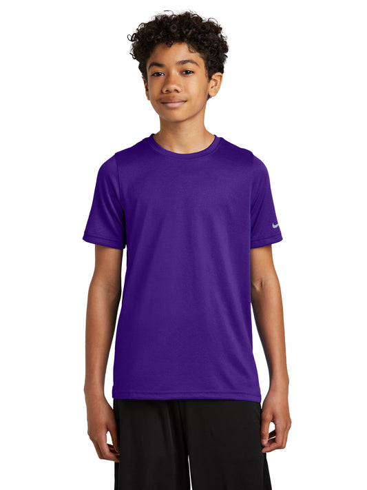 Unisex Pocketless Youth Swoosh Sleeve rLegend Tee - NKDX8787 - Court Purple