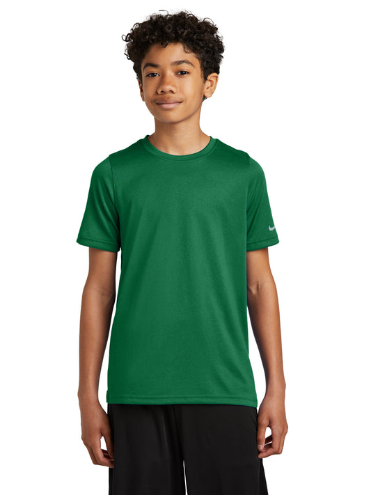 Unisex Pocketless Youth Swoosh Sleeve rLegend Tee - NKDX8787 - Gorge Green