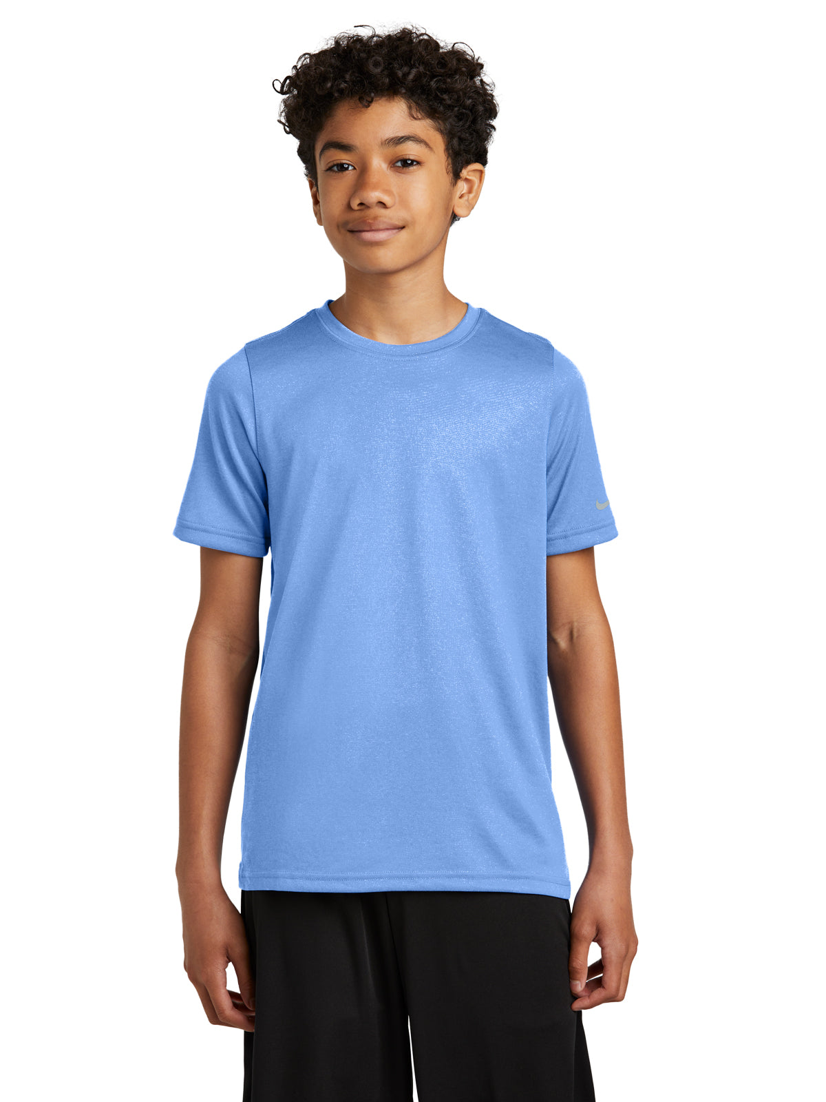 Unisex Pocketless Youth Swoosh Sleeve rLegend Tee - NKDX8787 - Valor Blue