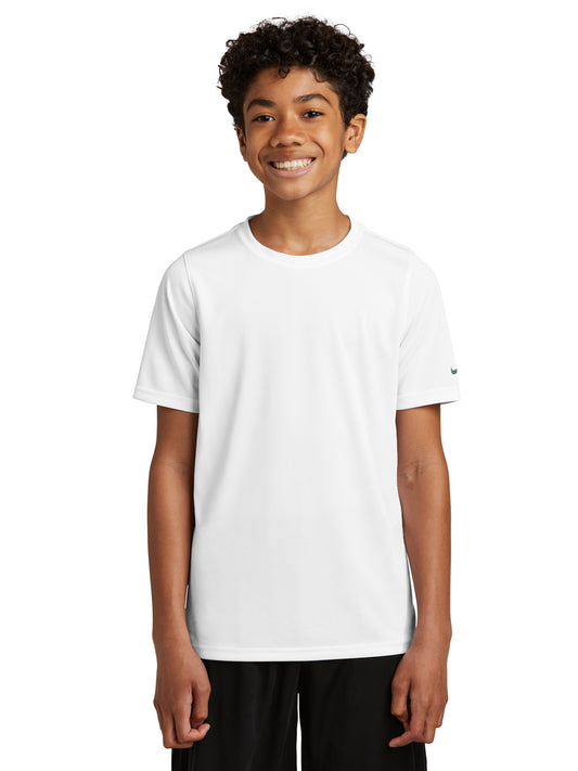 Unisex Pocketless Youth Swoosh Sleeve rLegend Tee - NKDX8787 - White