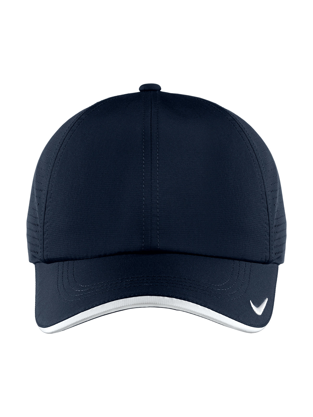 Unisex Dri-FIT Perforated Performance Cap - NKFB6445 - Navy/ White