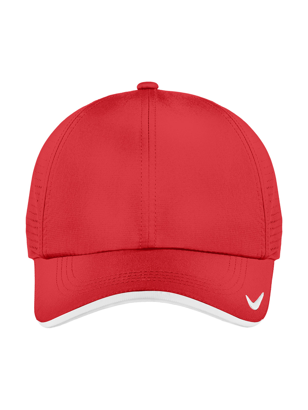 Unisex Dri-FIT Perforated Performance Cap - NKFB6445 - University Red/ White