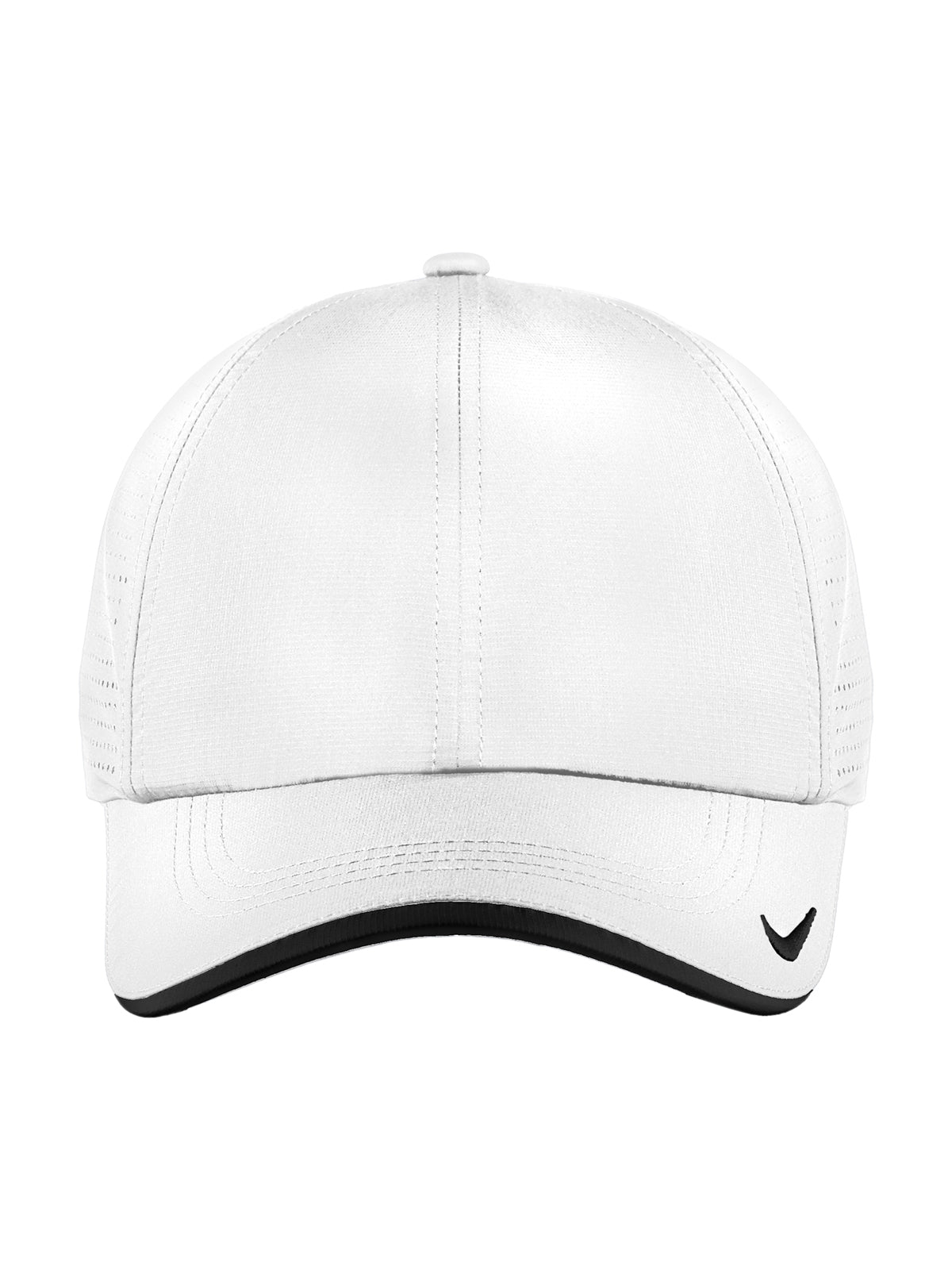 Unisex Dri-FIT Perforated Performance Cap - NKFB6445 - White/ Black
