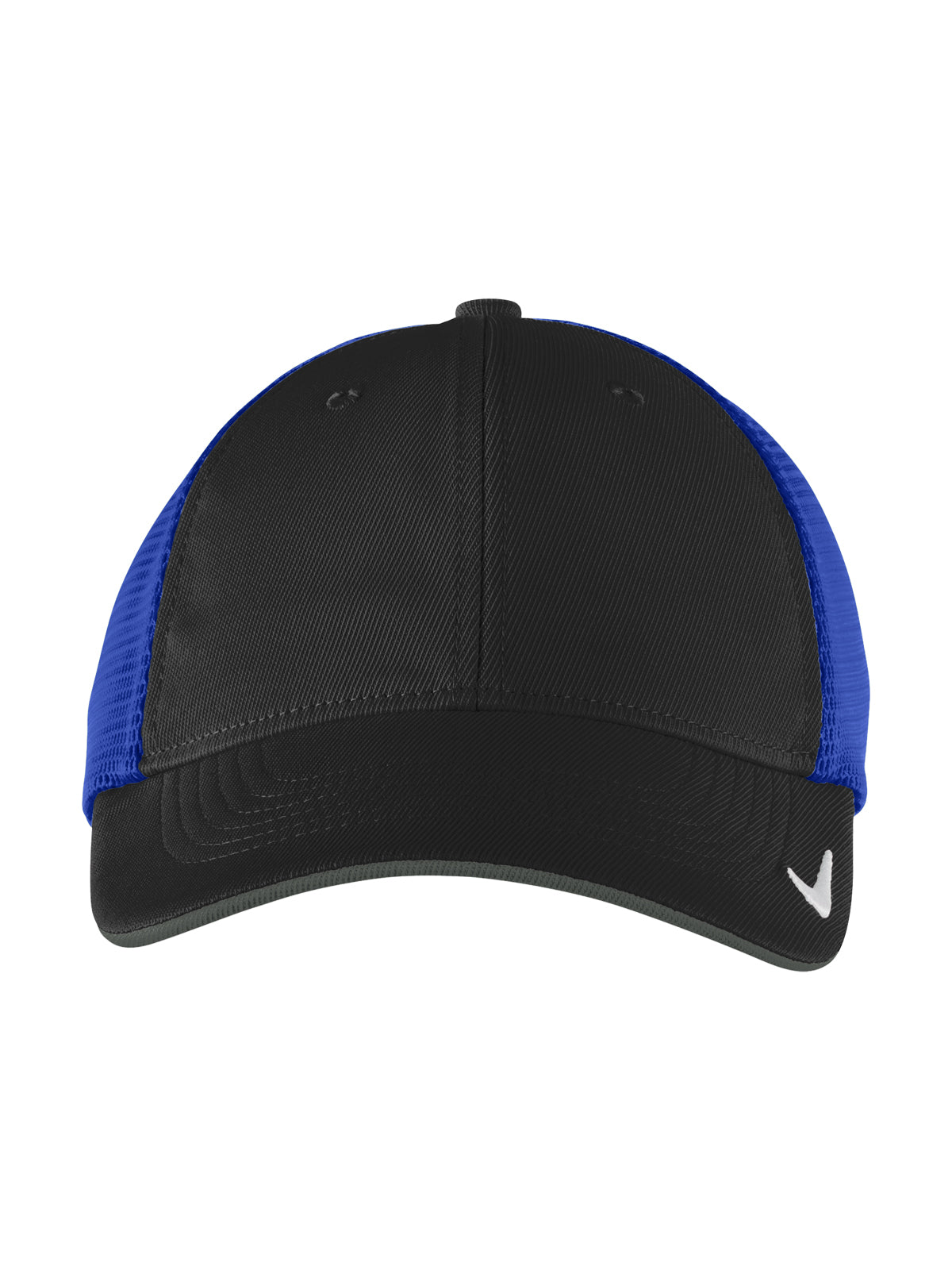 Unisex Stretch-to-Fit Mesh Back Cap - NKFB6448 - Black/ Game Royal