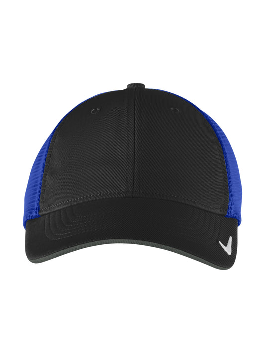 Unisex Stretch-to-Fit Mesh Back Cap - NKFB6448 - Black/ Game Royal