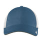 Unisex Stretch-to-Fit Mesh Back Cap - NKFB6448 - Navy/ White