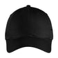 Unisex Unstructured Cotton/Poly Twill Cap - NKFB6449 - Black