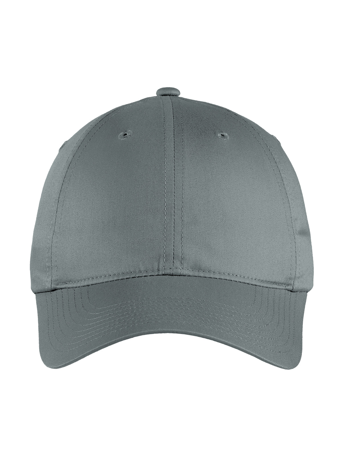 Unisex Unstructured Cotton/Poly Twill Cap - NKFB6449 - Dark Grey