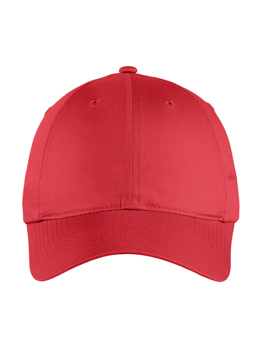 Unisex Unstructured Cotton/Poly Twill Cap - NKFB6449 - Gym Red