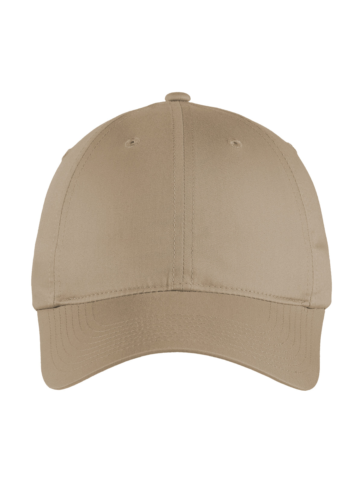 Unisex Unstructured Cotton/Poly Twill Cap - NKFB6449 - Khaki